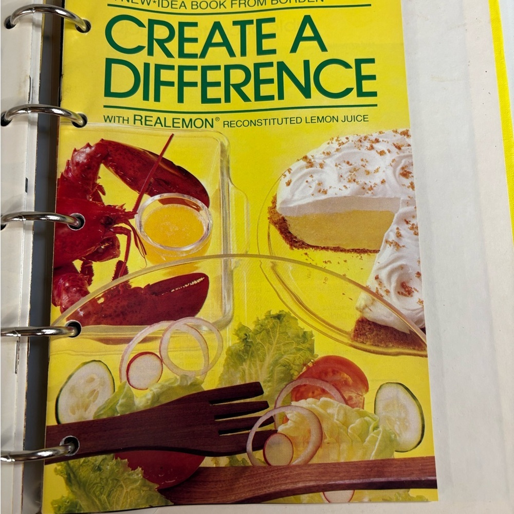 New Idea Cookbooks Vintage Borden Cookbook - Yellow & Green 1970s Style - Picture 9 of 16